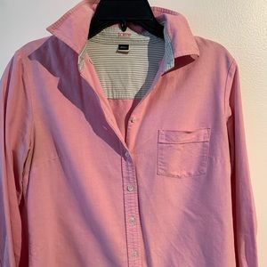 Classic J. Crew pink button down size medium